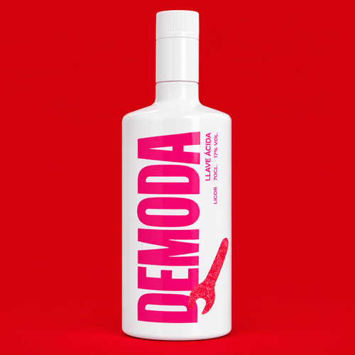 botella 70 cl licor demoda sabor llave ácida demoda LICOR DEMODA 